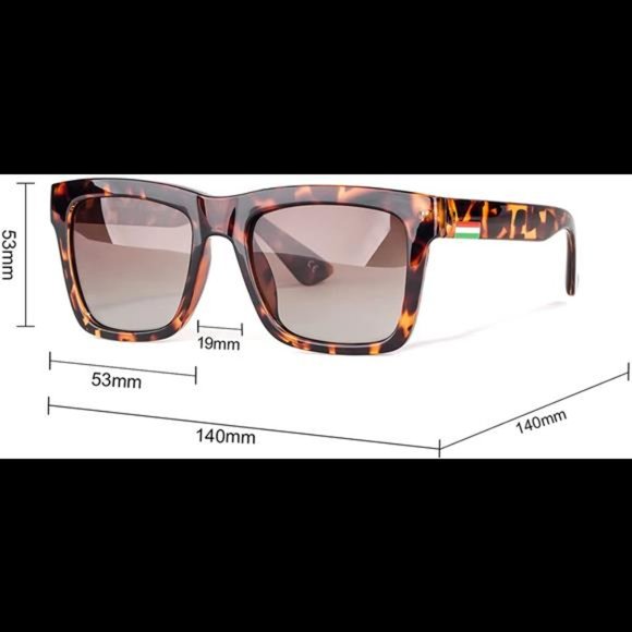 Polarized Sunglasses for Men, Men\'s UV Sun Glasses, Classic Square Lens Flexible main image 5